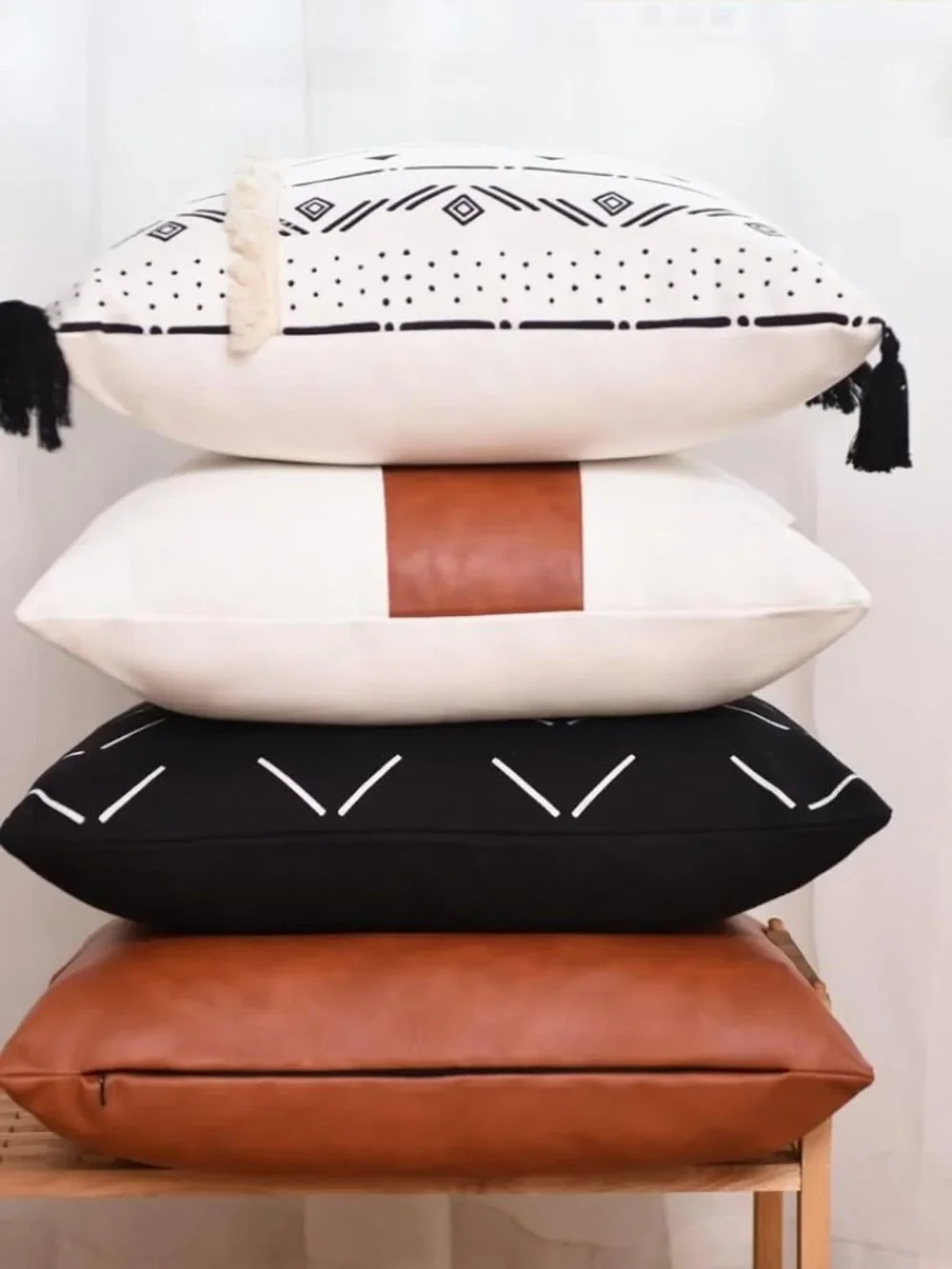 ✨ BRAND-NEW BOHO PILLOW COVER SET —4 cushion covers — ✨
